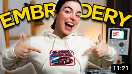 Embroidering a Design on a Hoodie