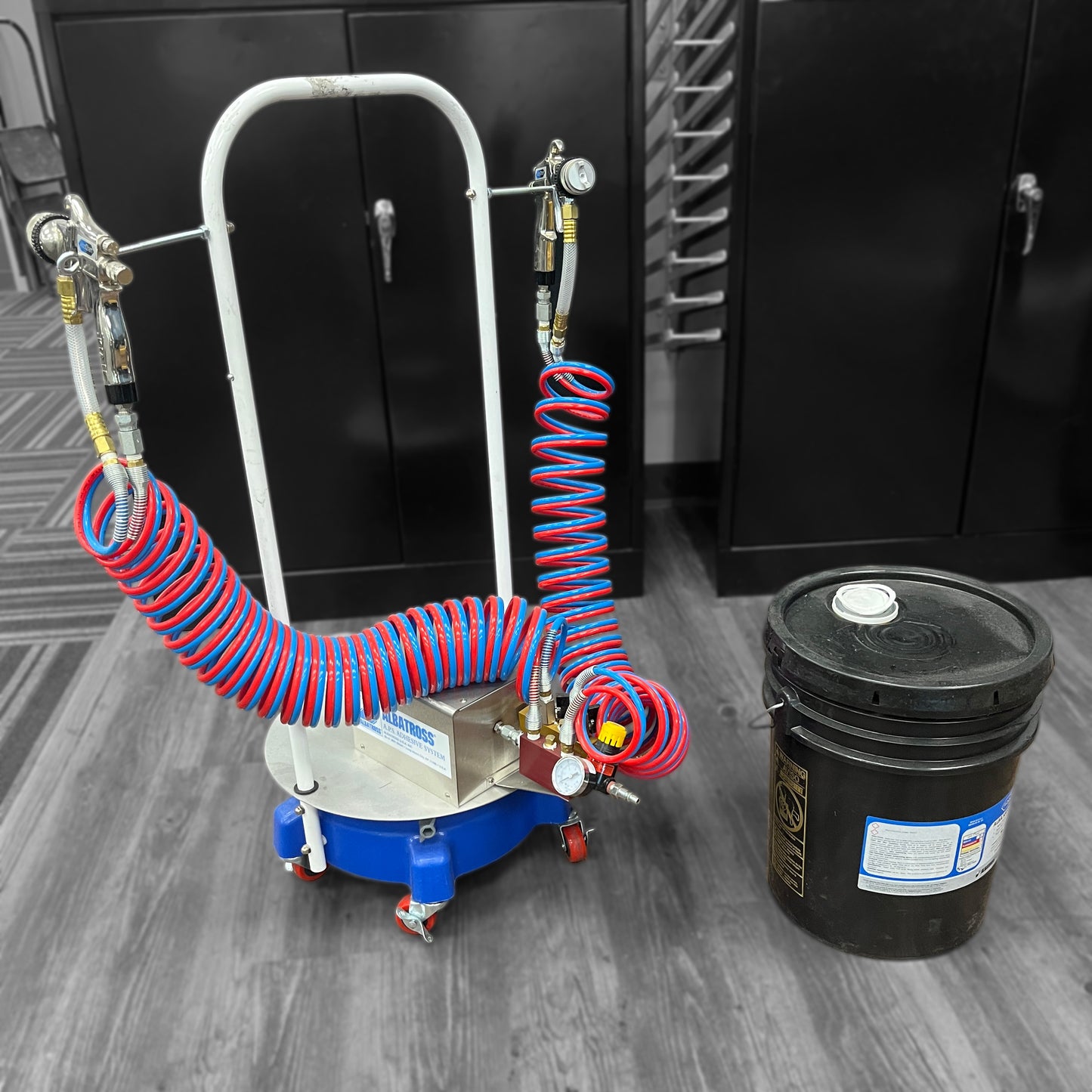 Showroom AlbaChem Bulk Adhesive Double Gun System