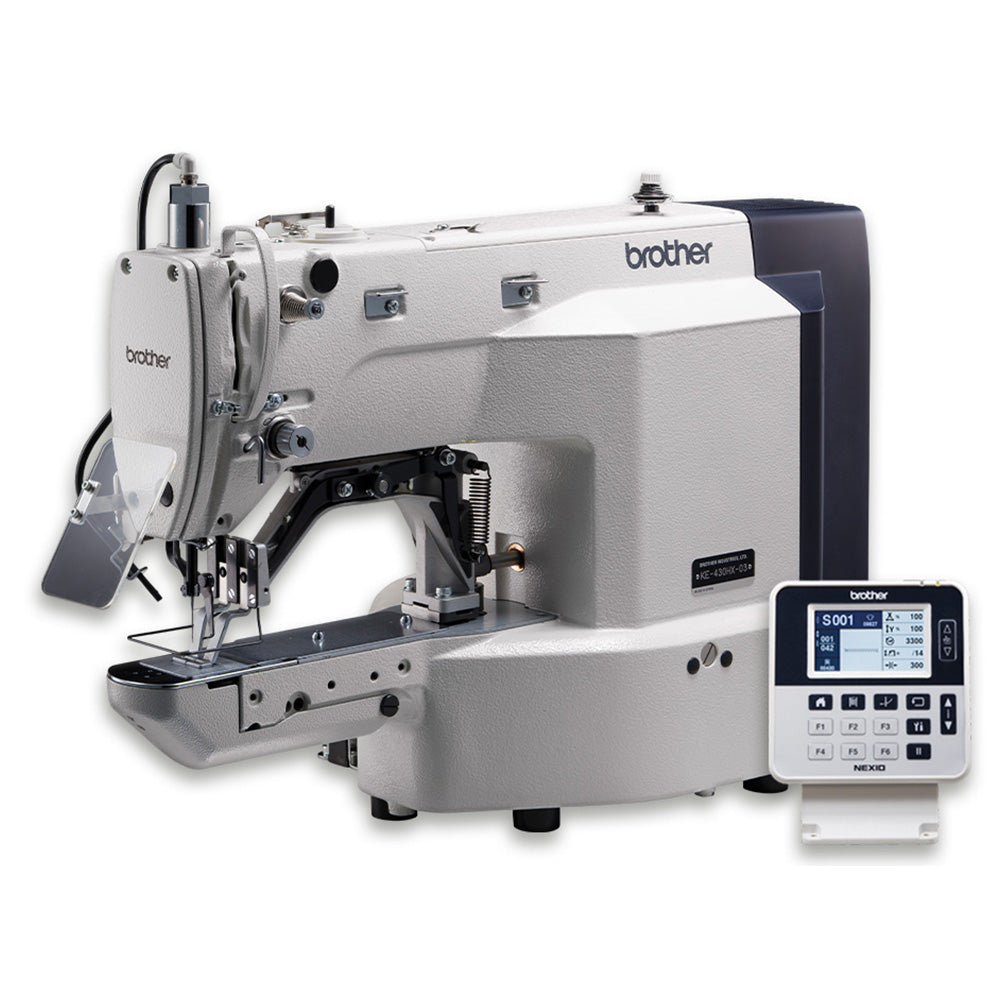 Brother BKE-430HX-05 (Electronic Direct Drive Lock-Stitch Bartacking Industrial Sewing Machine with Digitial Tension)