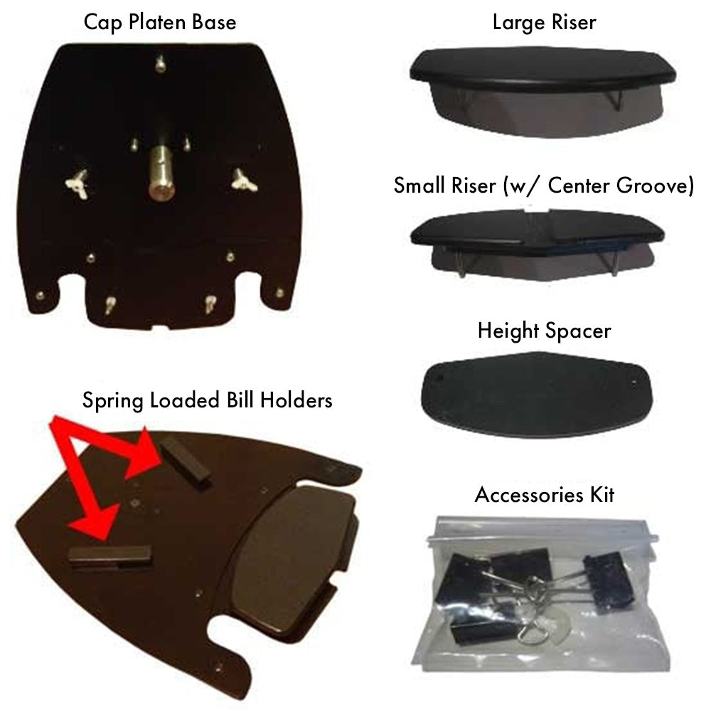 GTX - T-Lock Cap Platen Complete Kit