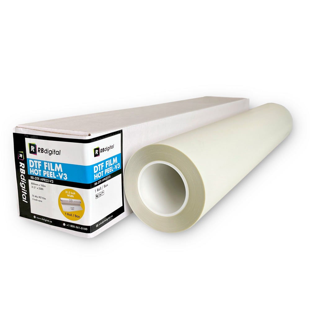 DTF Hot Peel Film V3 - Roll (24 x 100m)