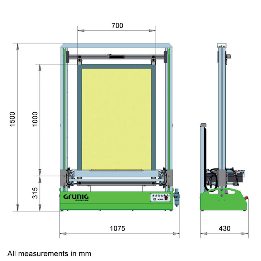 Grunig G-COAT 406 (Automatic Screen Coating Machine)