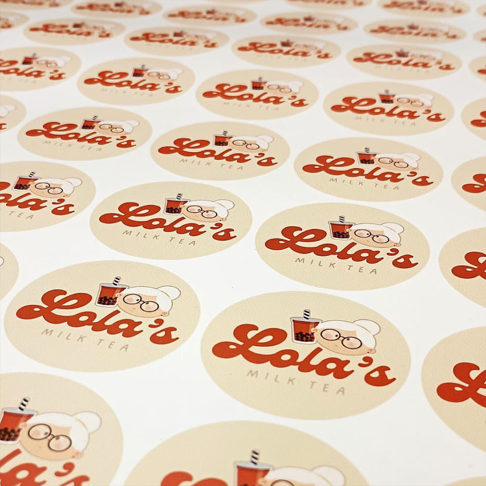 GF 214 - Matte White Promotional Vinyl with Clear Permanent Adhesive