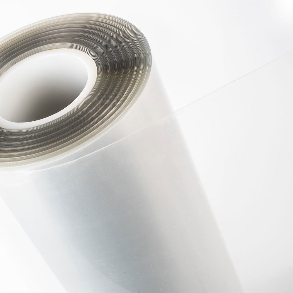 GF 400 - Gloss Clear UV Vinyl Laminate with Clear Permanent Adhesive