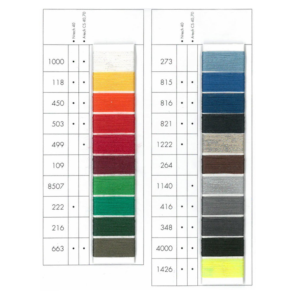 N-TECH - 5000M Heat-Resistant/Fire Retardant Embroidery Threads