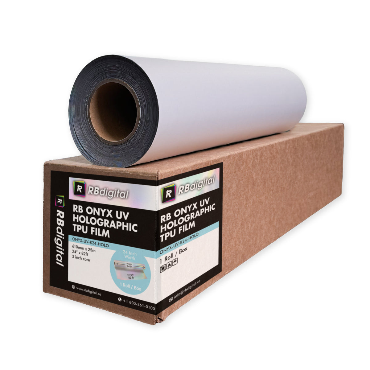 RB Onyx UV Holographic TPU Film (Soft-Touch, Silicone Feel)