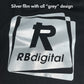 RB Onyx Metallic Silver DTF Film
