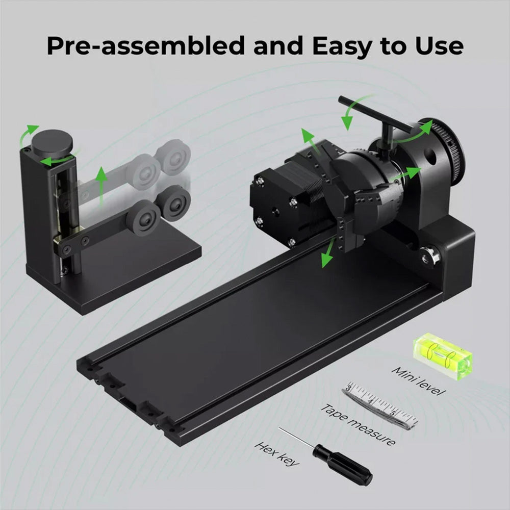 xTool RA2 Pro (Laser Engraver/Cutter Rotary Tool)