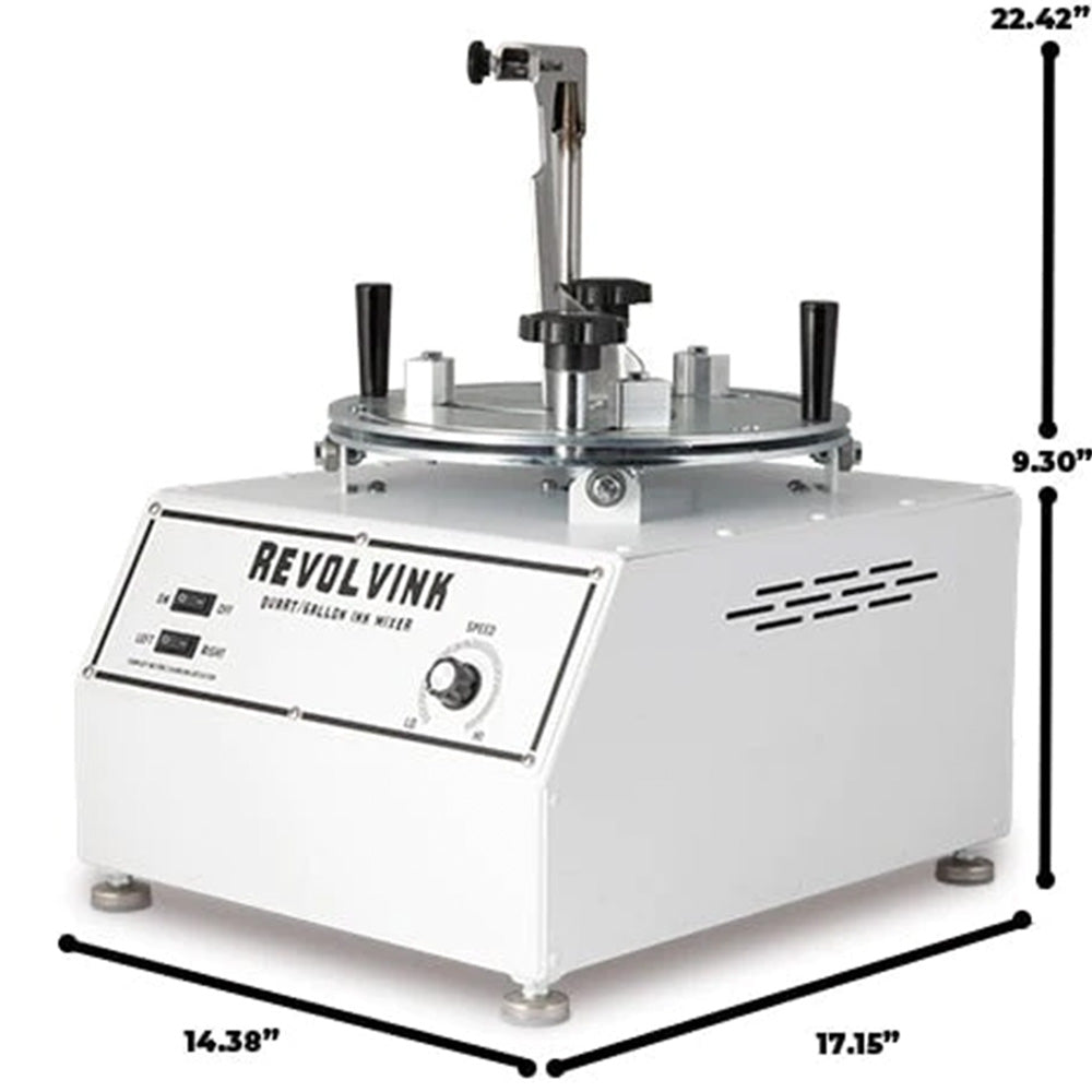 RevolvInk Mixer - Screen Printing Ink Mixer & Modulator For Quarts & Gallons
