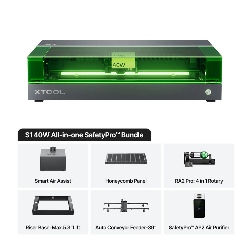 xTool S1 (40W Desktop Diode Laser Engraver/Cutter)