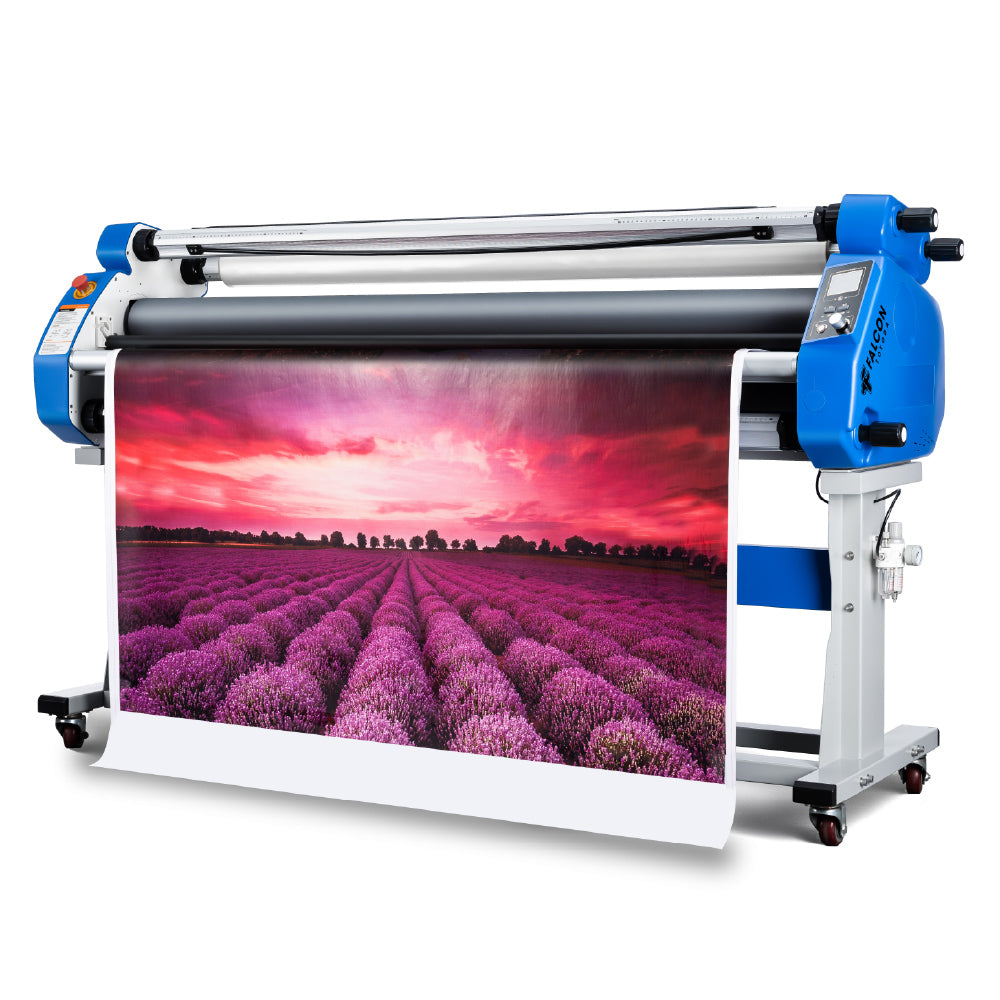 Toyoda Falcon 64" Pneumatic Top Heat Laminator with Air Compressor