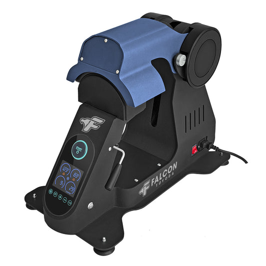 Toyoda Falcon Hat Press V2 - Auto Release With Upper and Lower Heat and Lasers