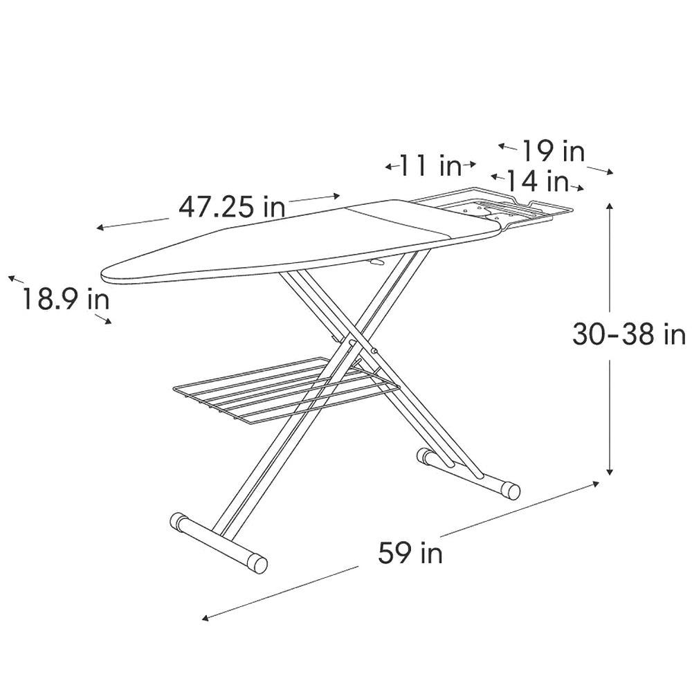 The Board (Ironing Board with Verafoam Cover)