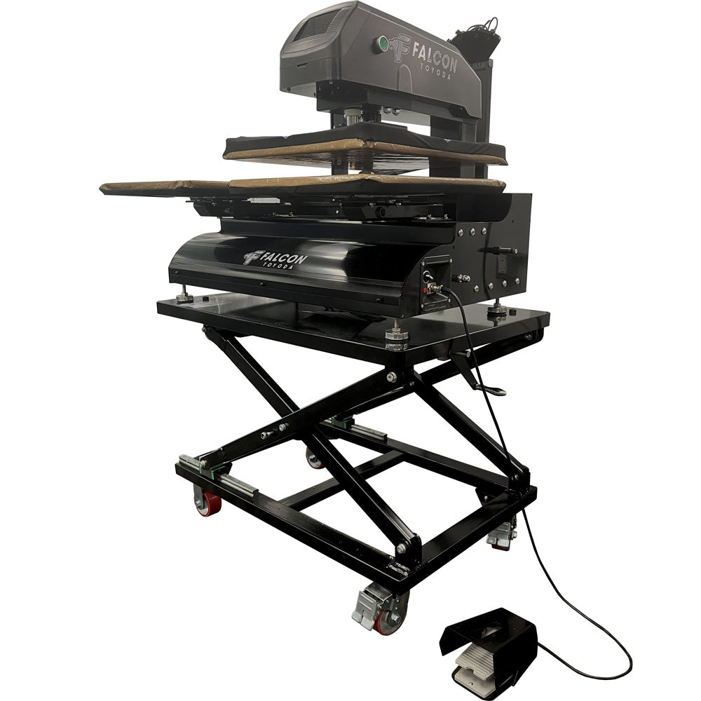 Toyoda Falcon Heavy Duty Adjustable Heat Press Equipment Cart