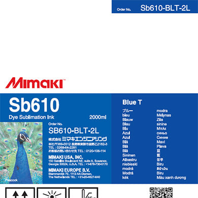 Mimaki Dye-Sub SB610 Inks