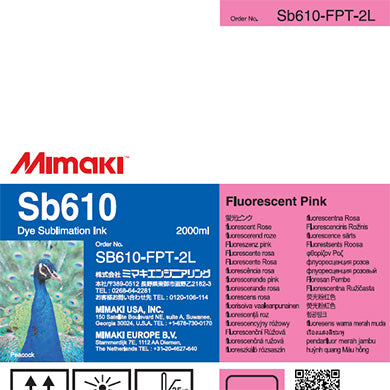 Mimaki Dye-Sub SB610 Inks