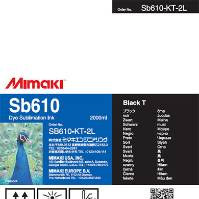 Mimaki Dye-Sub SB610 Inks