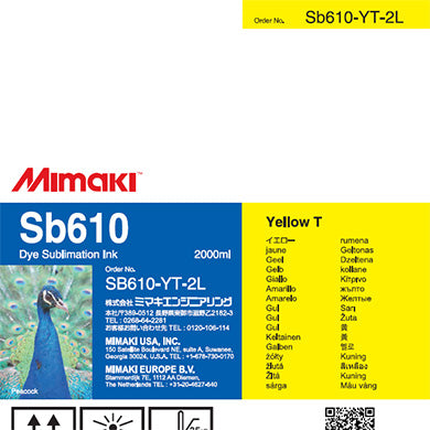 Mimaki Dye-Sub SB610 Inks