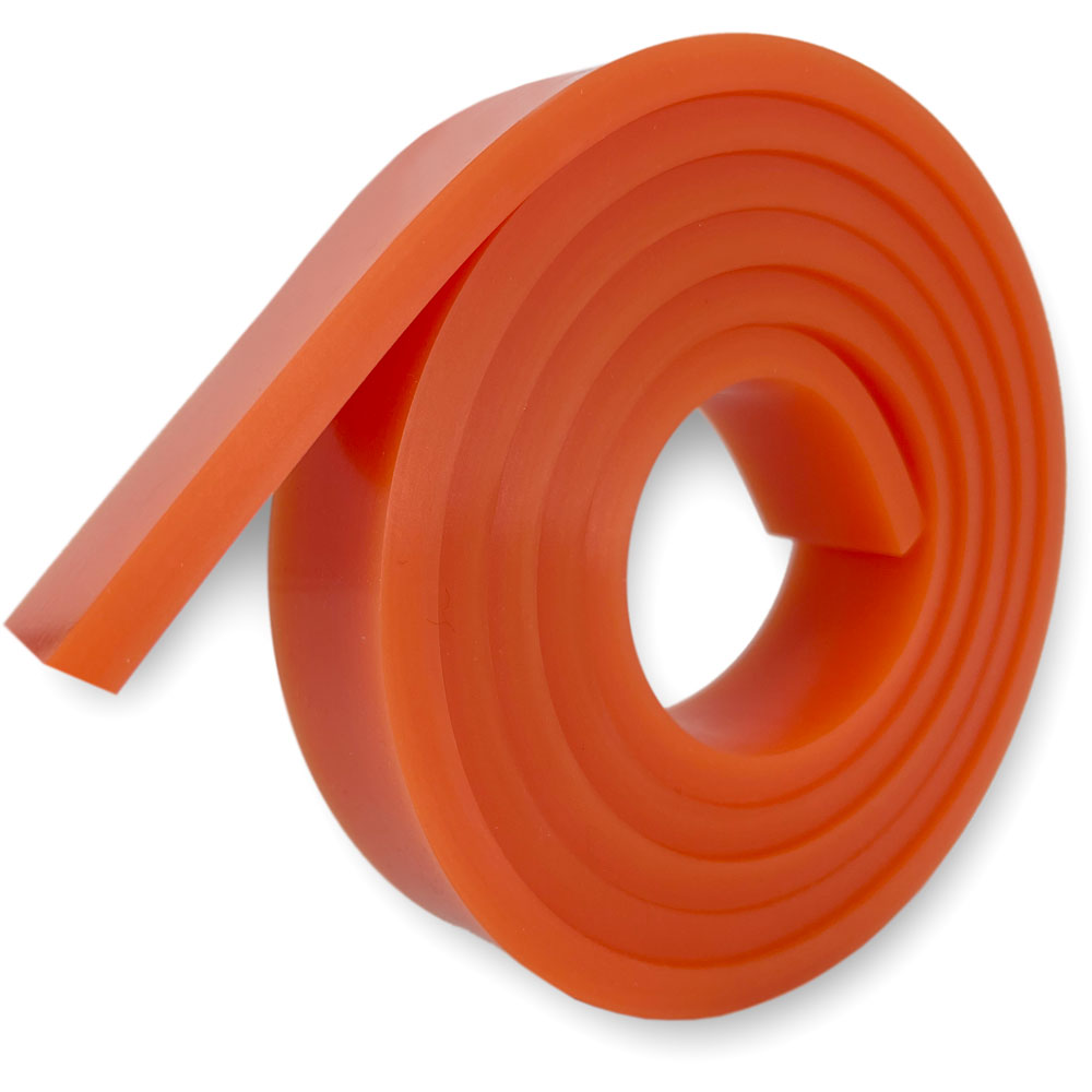 8x30mm Orange 60 Durometer Squeegee Blade For M&R Copperhead Line