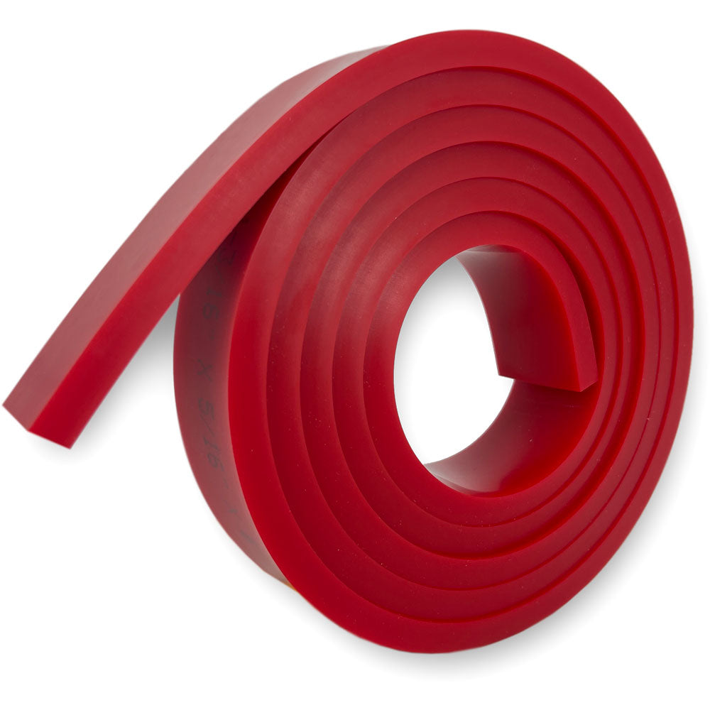 8x30mm Red 80 Durometer Squeegee Blade For M&R Copperhead Line