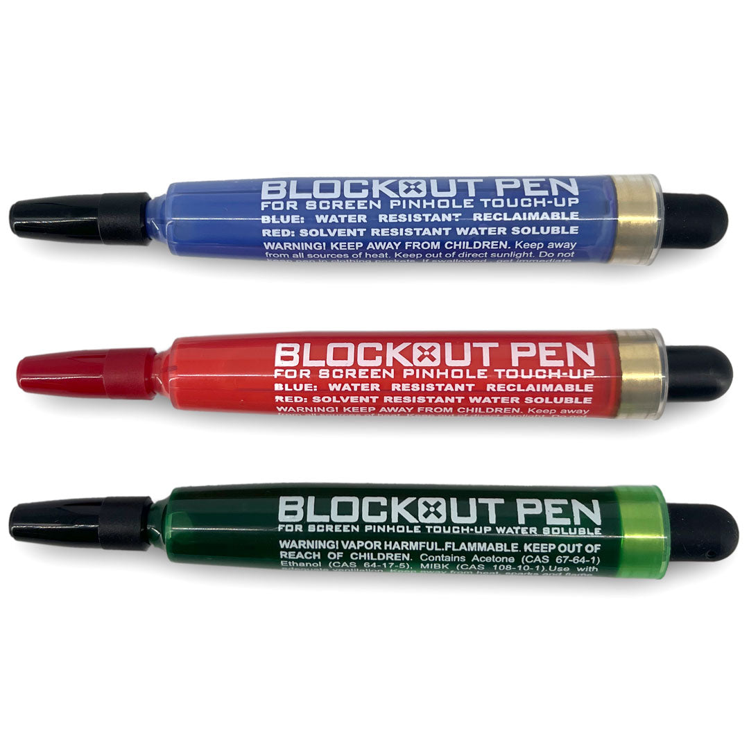 Emulsion Blockout Pen - Red (Solvent Based Inks)