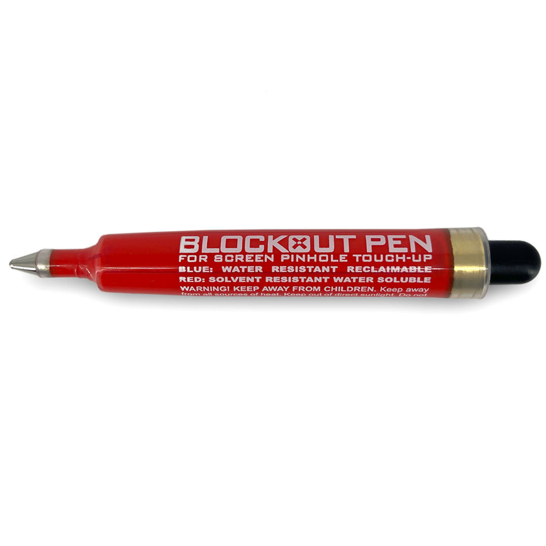 Emulsion Blockout Pen - Red (Solvent Based Inks)