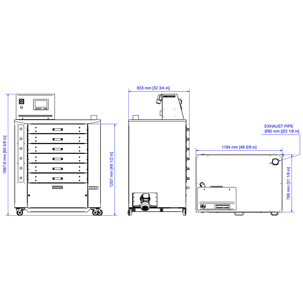 DiDO Pro - 6 Drawer Drying Cabinet