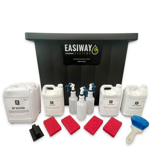 Easiway Dip Tank Starter Package (Holds screens up to 24x33) w/ Hold-Down Bar