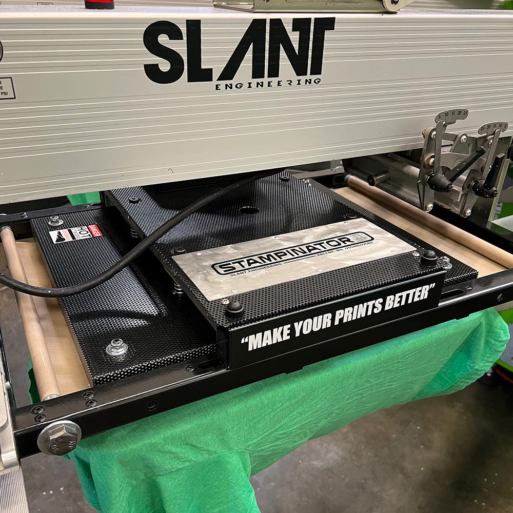 Stampinator Dryer and Inline Heat Press For Automatic Screen Printing Presses