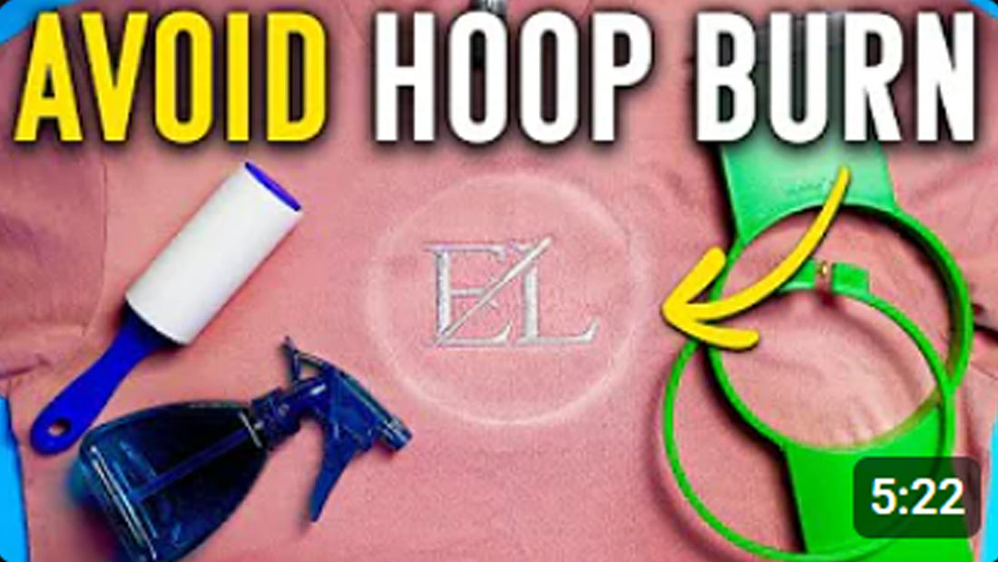 How to Avoid Hoop Burn for Machine Embroidery