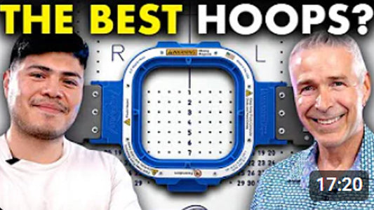 Don't Embroider WITHOUT These Hoops... Mighty Hoops Review