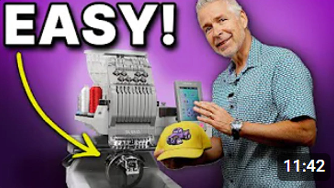 How to Embroider Hats with the Tajima SAI Embroidery Machine