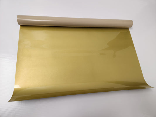 20" Gold Vinyl - P.S. Stretch Film - Easy Weed