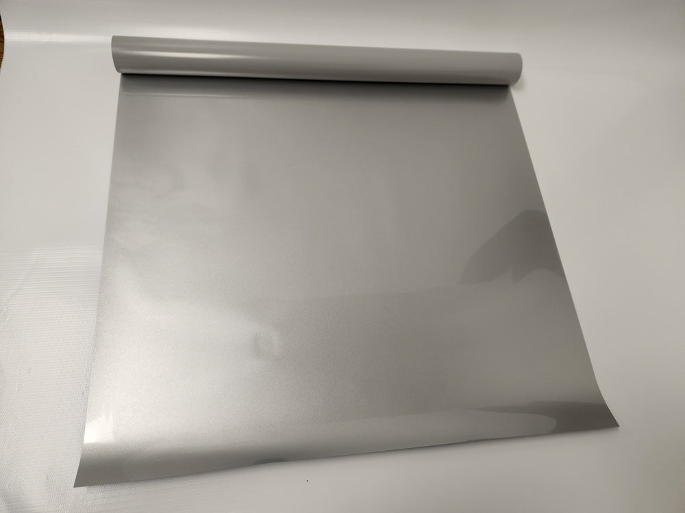 20" Silver Vinyl - P.S. Stretch Film - Easy Weed