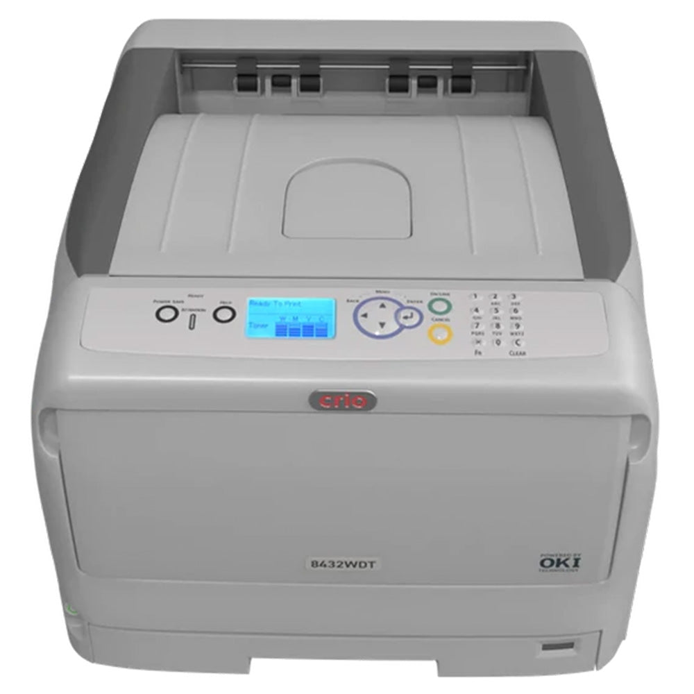 Crio Oki 8432WDT (imprimante à transfert numérique à toner blanc)