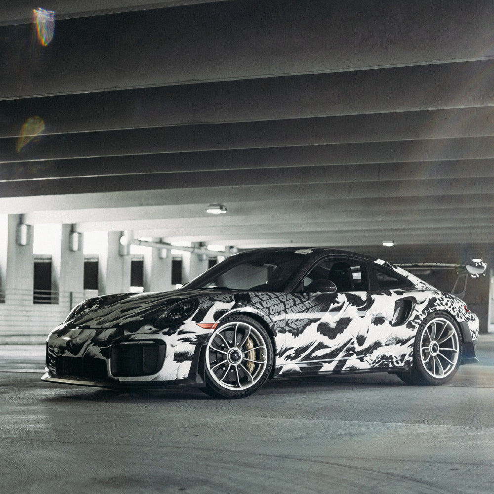 Arlon SLX+ Gloss White Vehicle Vinyl - (Light Grey Removable/Repositionable Adhesive)