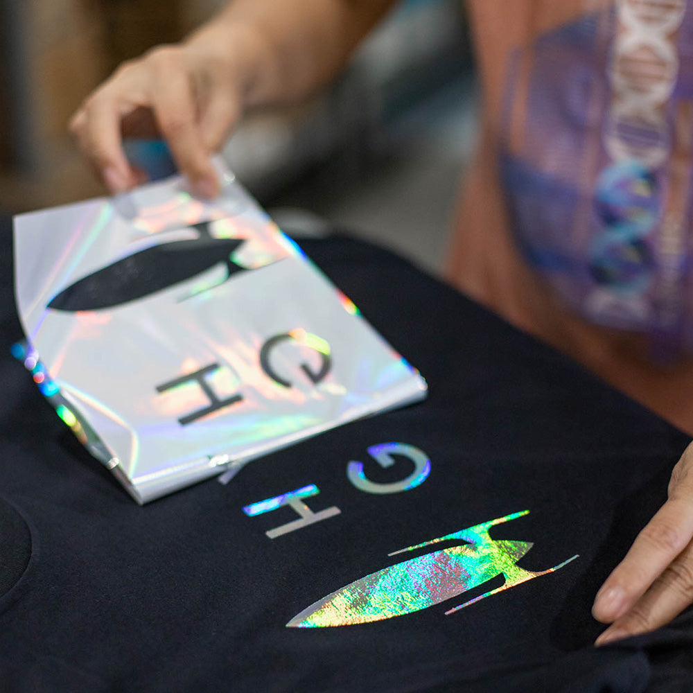 Feuille holographique de presse à chaud de textile d'Amagic pour la sérigraphie
