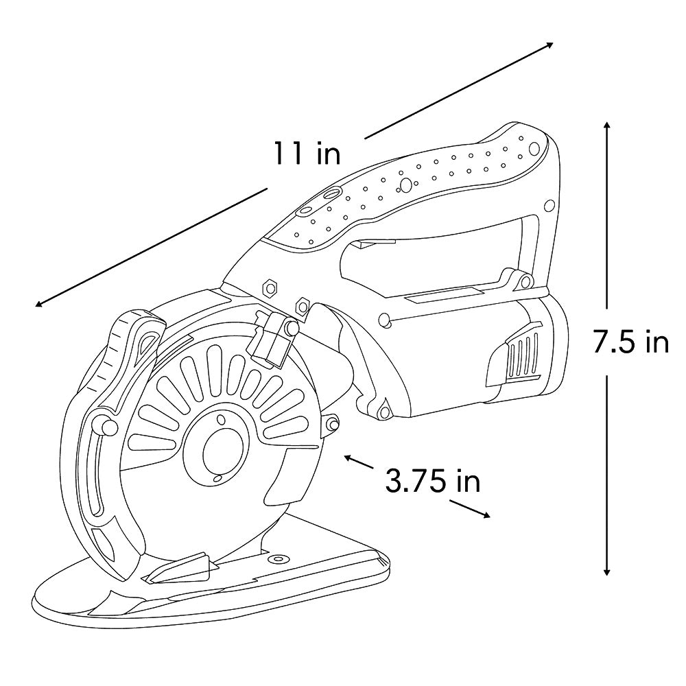 Cordless Cloth Cutting Machine