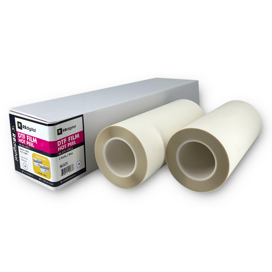 DTF Hot Peel Film V2 - Two Rolls (13" x 100m)