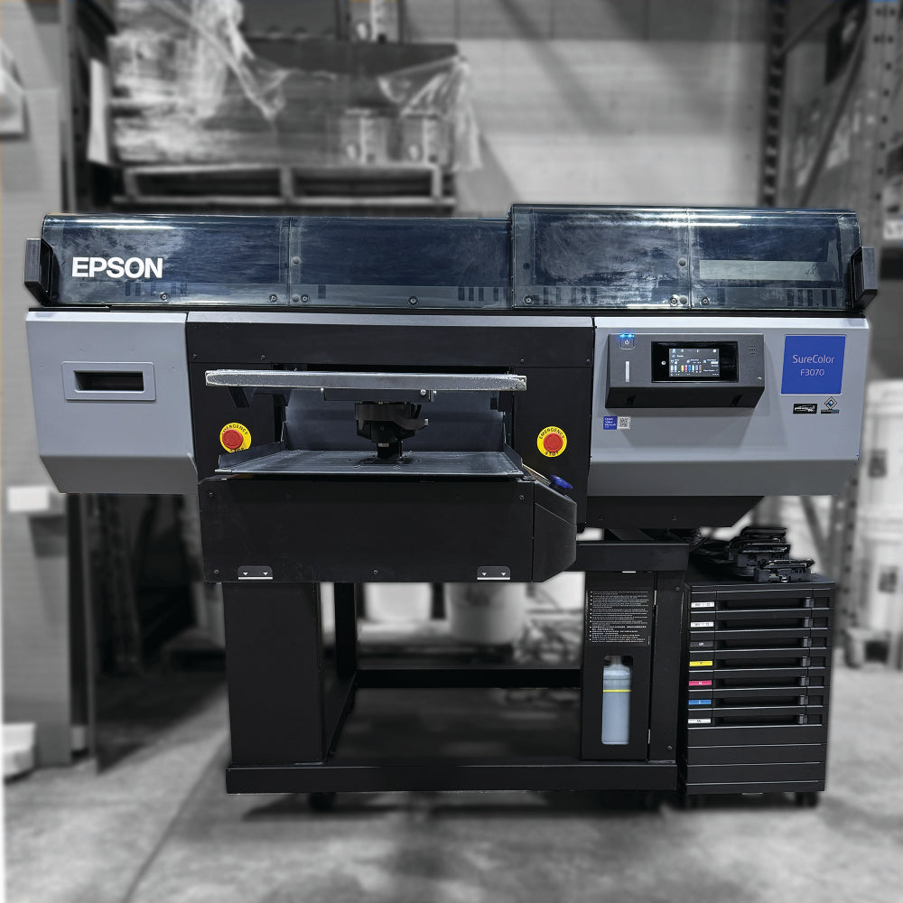 Epson SureColor F3070 Industrial Direct-to-Garment Printer (Used Machine)