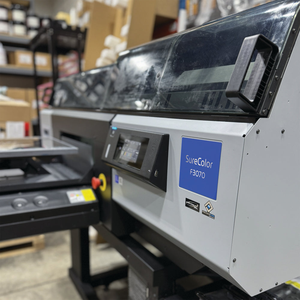 Epson SureColor F3070 Industrial Direct-to-Garment Printer (Used Machine)