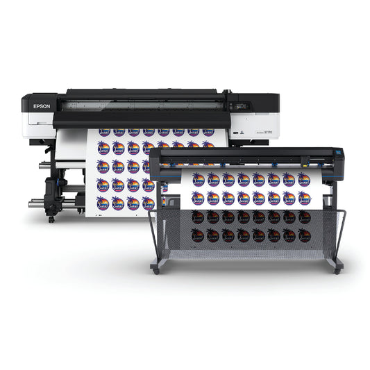 Epson S7170 64-Inch Roll-to-Roll Solvent Signage Printer + Summa S1 D140 54-Inch Cutter Bundle - Limited Time