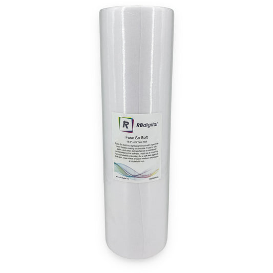 Fuse So Soft (Fusible Embroidery Backing Covering for a Smooth, Soft Finish)