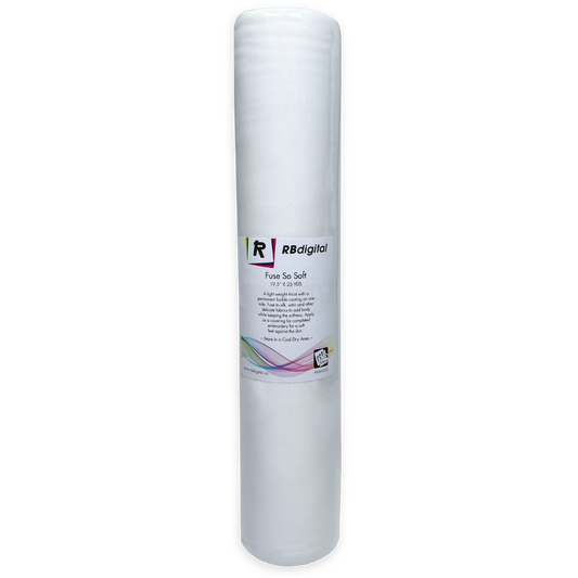 Fuse So Soft (Fusible Embroidery Backing Covering for a Smooth, Soft Finish)