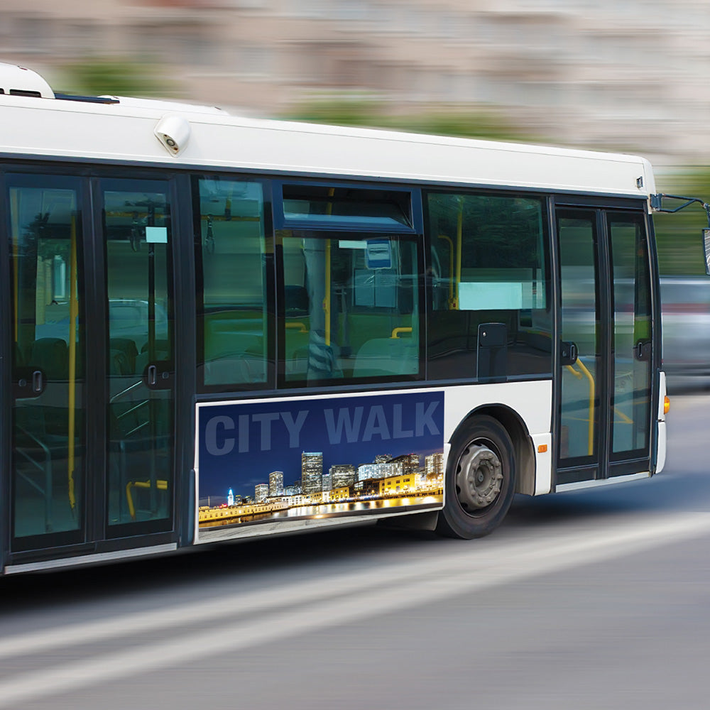 GF 209 - 3.5 Mil Matte White Opaque Transit Vinyl Clear Removable Adhesive