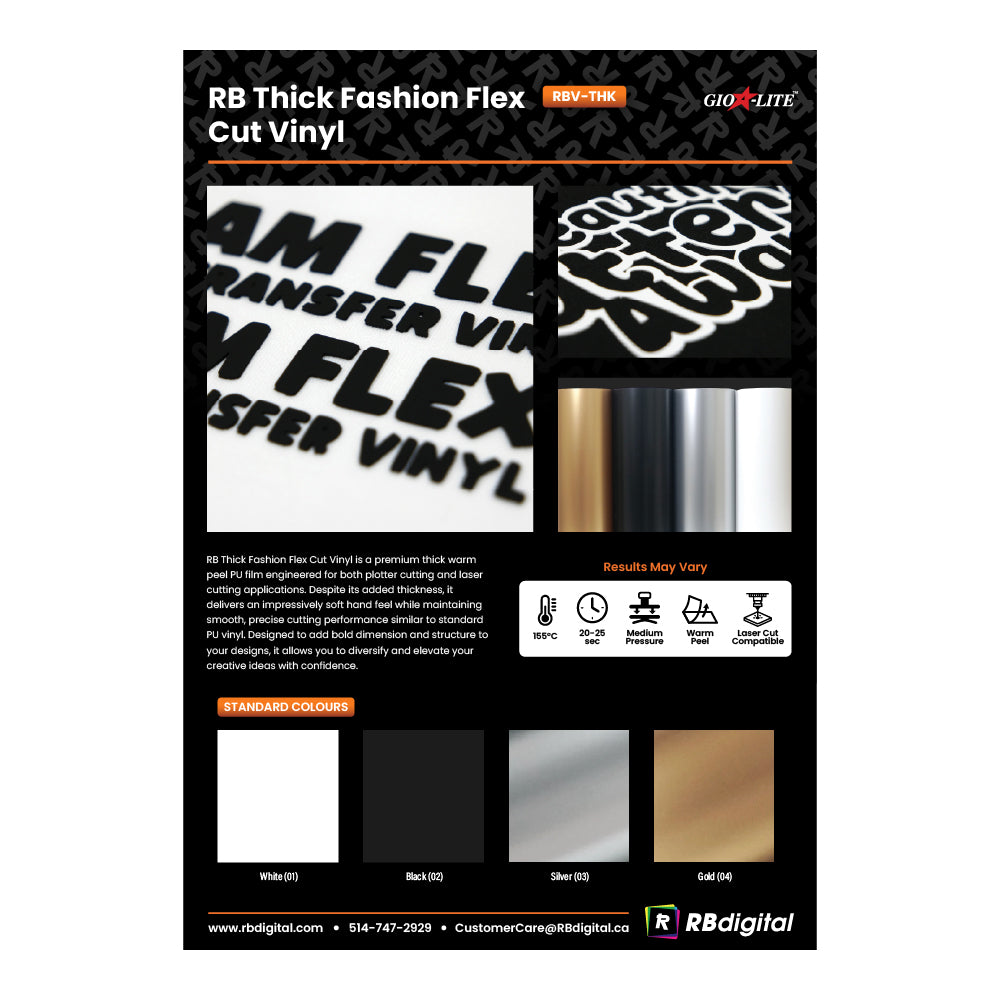 RB Vinyl Swatch & Application Guide