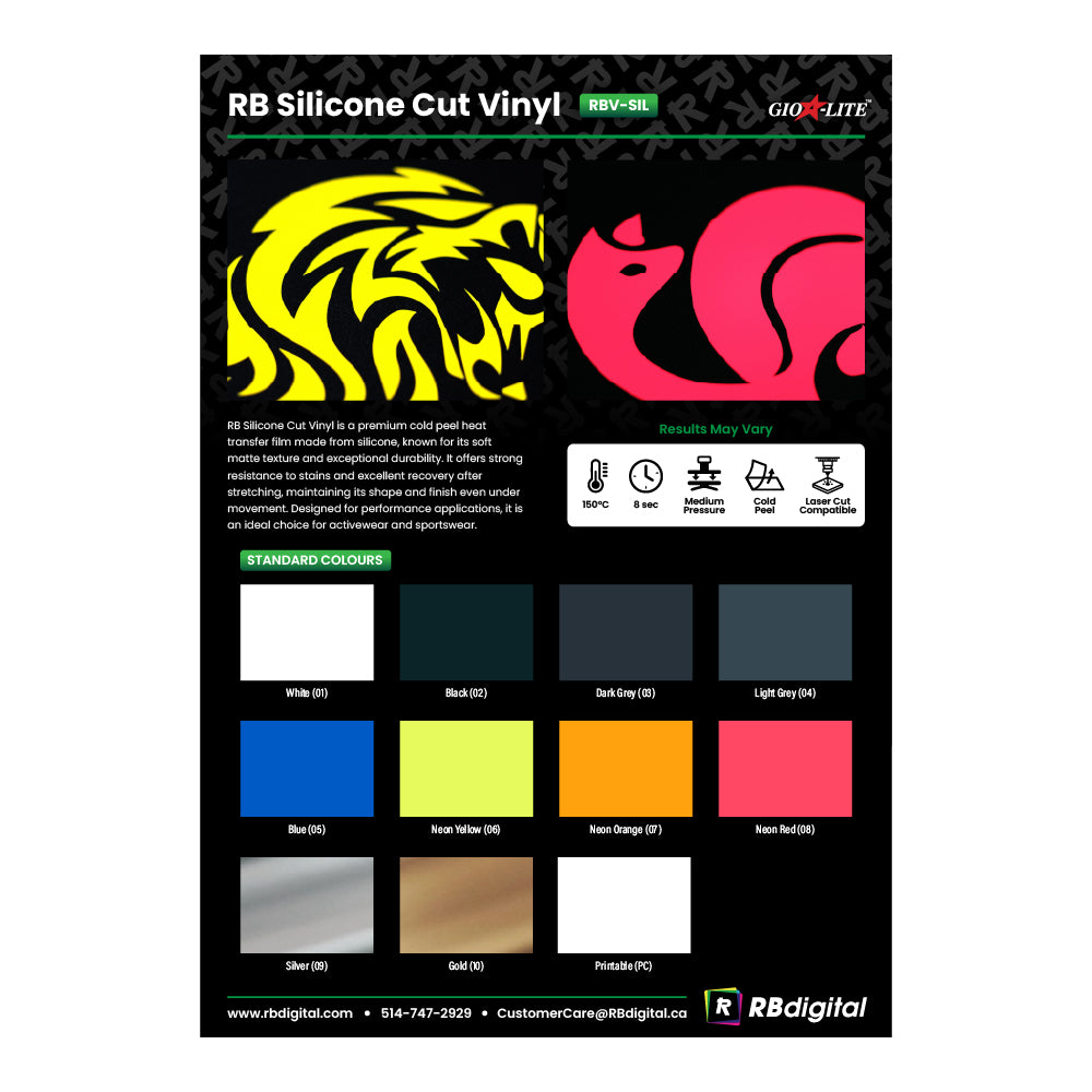 RB Vinyl Swatch & Application Guide