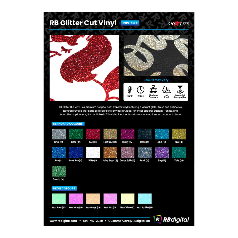 RB Vinyl Swatch & Application Guide