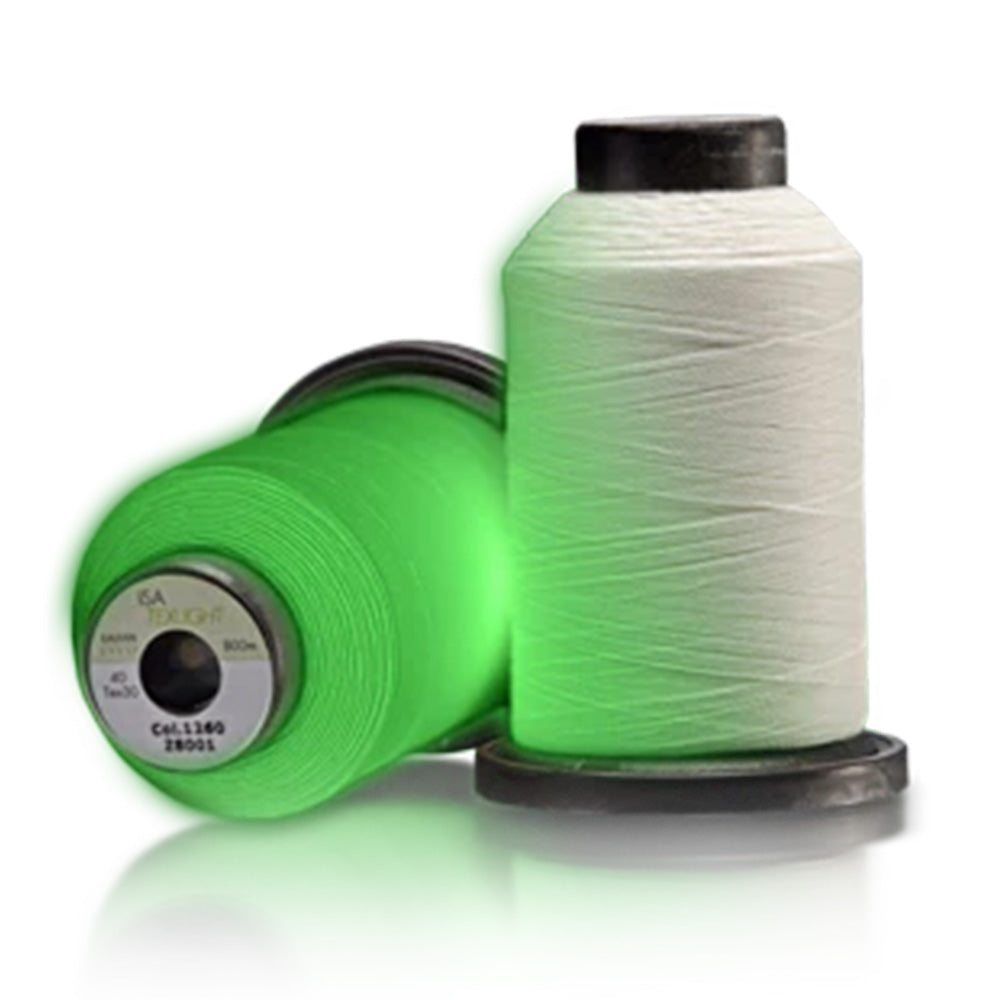 ISA Texlight 800M - Glow in the Dark Embroidery Threads – Rubenstein RB ...