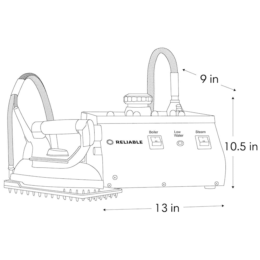 3000IS Pressurized Steam Iron Station